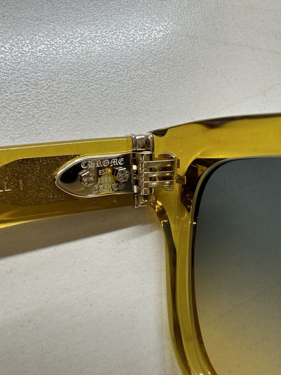 Chrome Hearts Chrome Hearts MIDIXATHRILL I MALT Sunglasses Size ONE SIZE - 9 Thumbnail