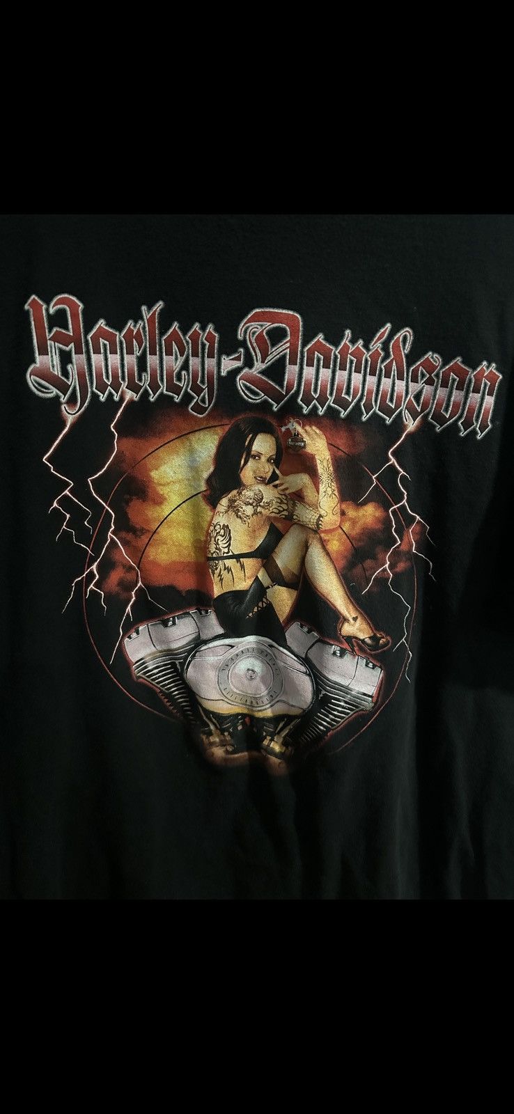 Harley Davidson × Vintage Harley Davidson Size US XL / EU 56 / 4 - 4 Thumbnail