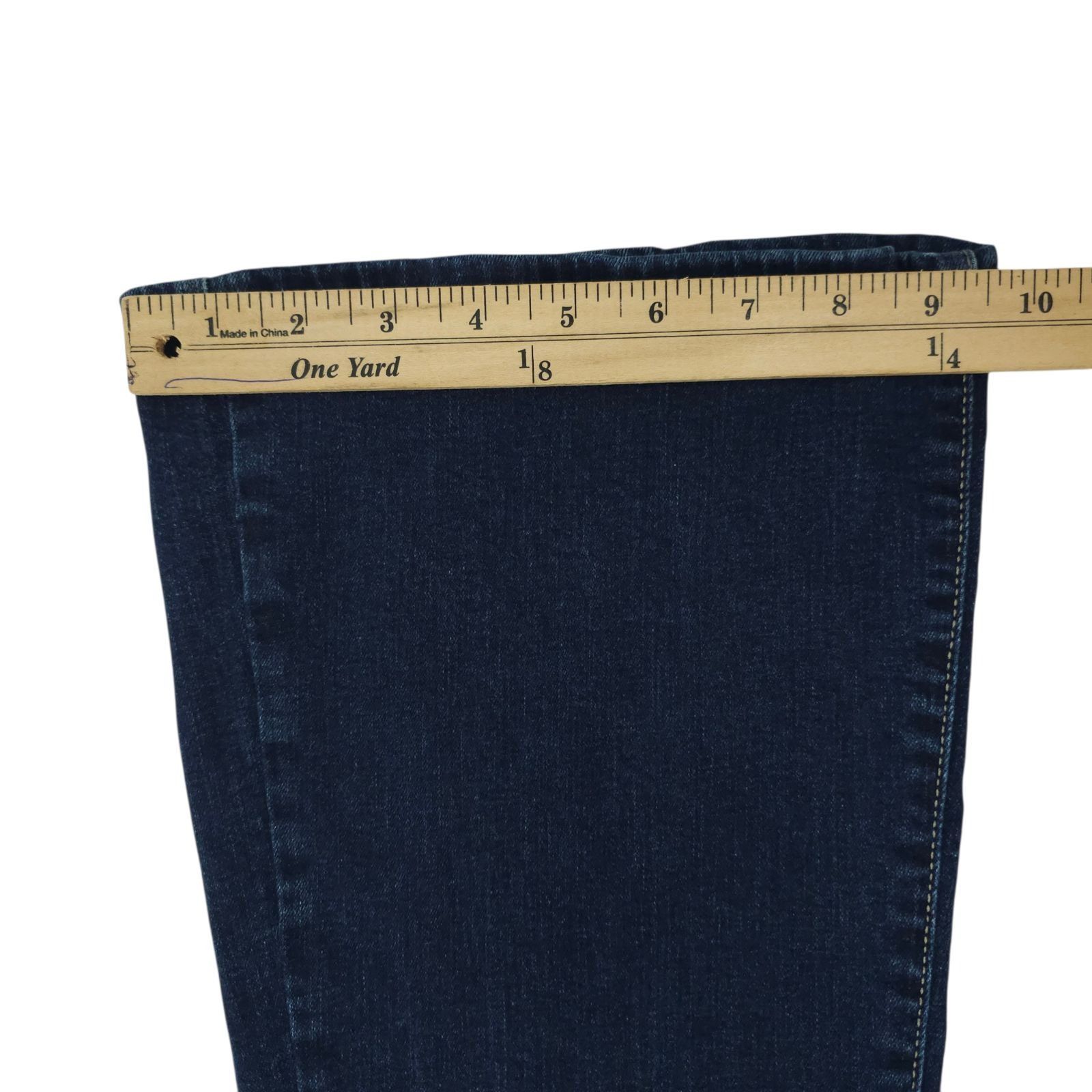 Lucky Brand Lucky Brand High Rise Flare Stevie Jeans 10/30 Dark Wash Size 32" / US 10 / IT 46 - 7 Thumbnail