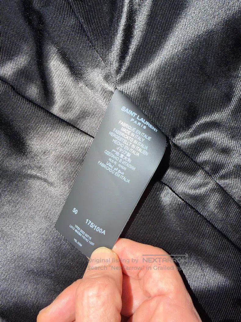 Saint Laurent Paris Saint Laurent Paris Motorcycle Leather Jacket Size US M / EU 48-50 / 2 - 4 Thumbnail