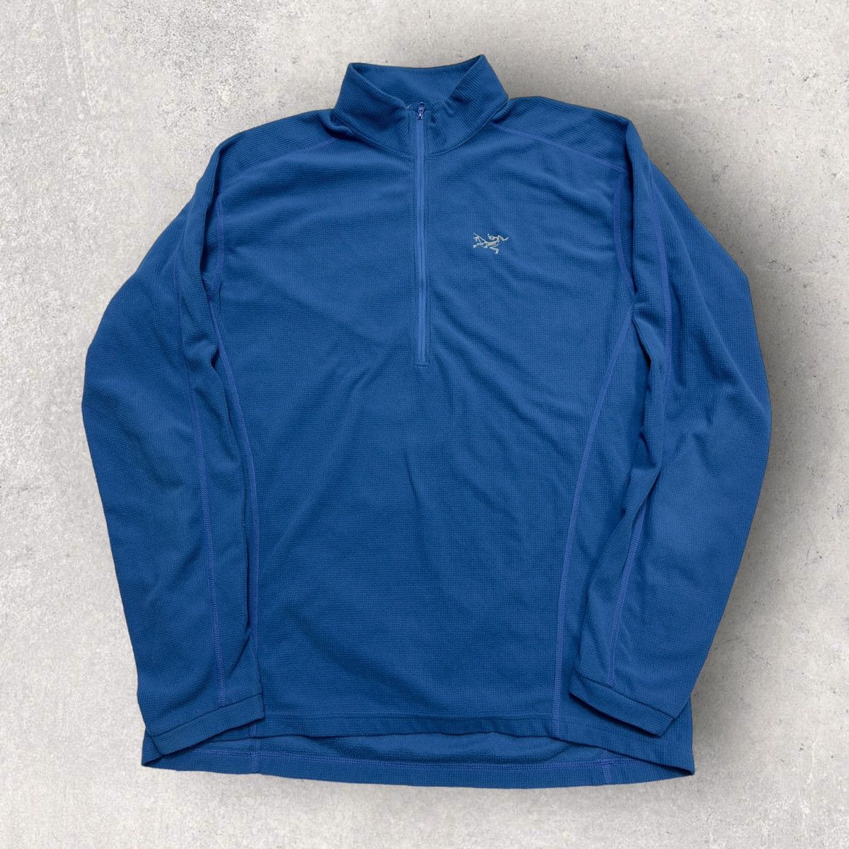 Image of Arcteryx Arc’Teryx 1/4 Zip Fleece Sweatshirt in Blue, Men's (Size XL)