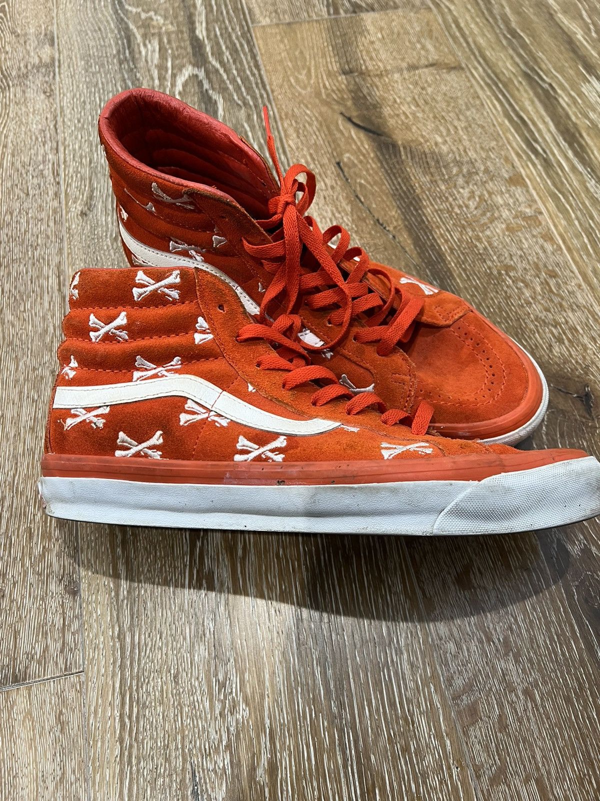 Vans × Wtaps Vans wtaps sk8 hi lx orange bones sneakers Size US 10.5 / EU 43-44 - 1 Thumbnail