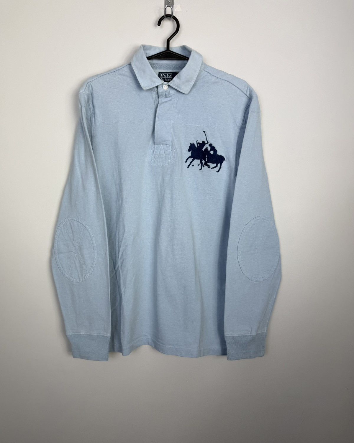 Polo Ralph Lauren Polo Ralph Lauren Rugby Chief Keef Vintage Baby Blue Size US M / EU 48-50 / 2 - 1 Thumbnail