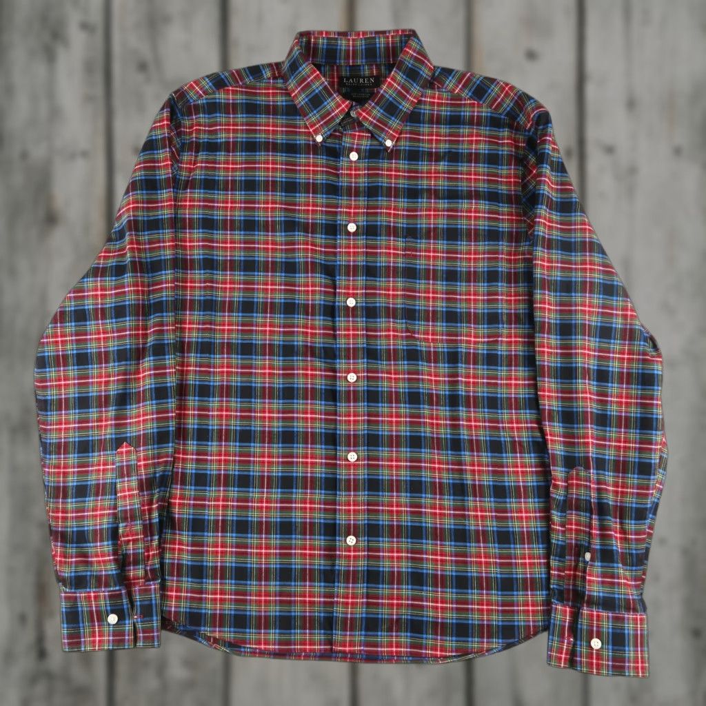 Ralph Lauren Lauren Ralph Lauren Black Label Shirt L Tartan Plaid Button Down Long Sleeve - Men - Button-Up - Classic Colorful Preppy Size US L / EU 52-54 / 3 - 1 Thumbnail