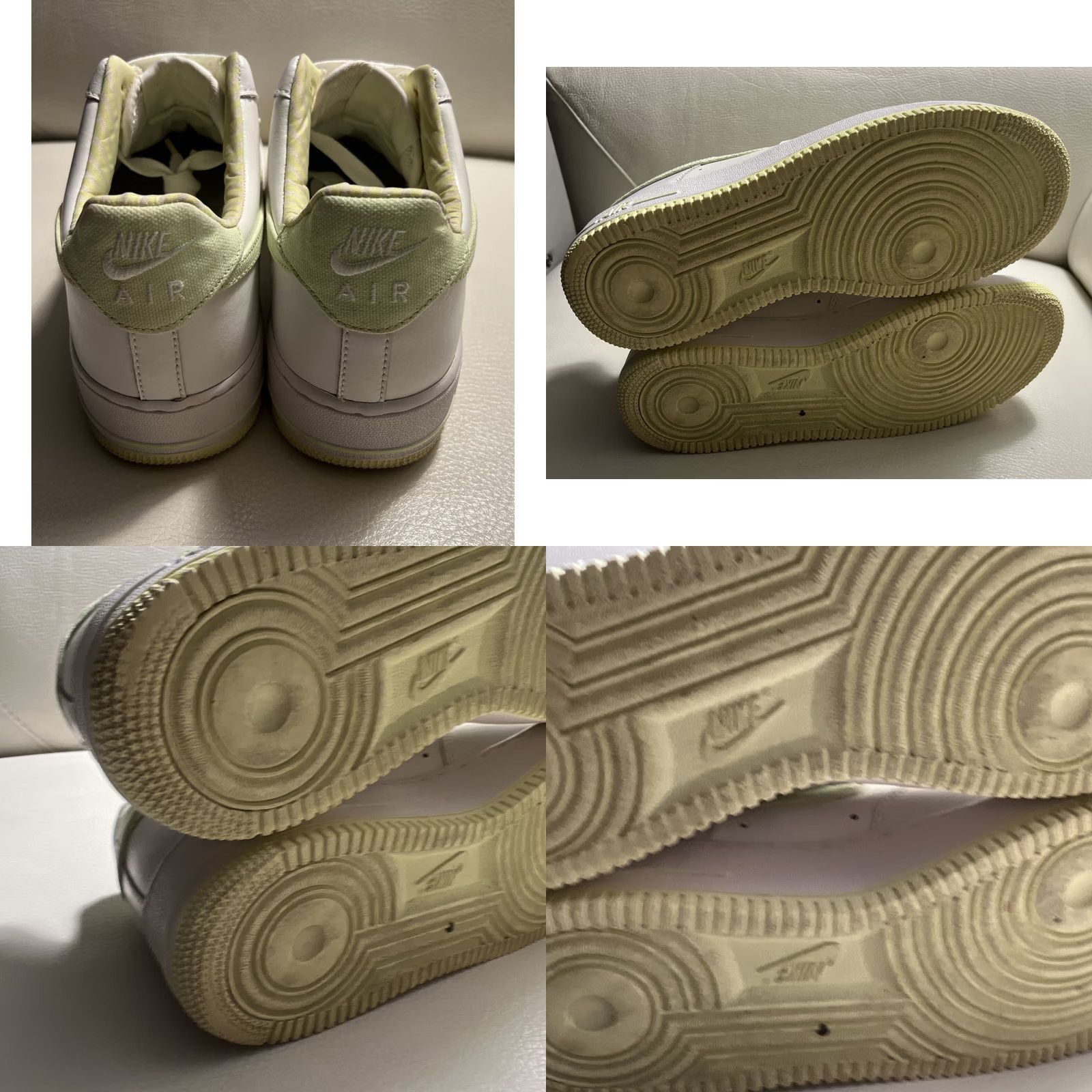 Nike Nike Air Force One 315115-137 Women’s 11 White Barley Volt Low Top Leather Sneakers Basketball Shoes Womens Size US 9 / IT 39 - 8 Thumbnail
