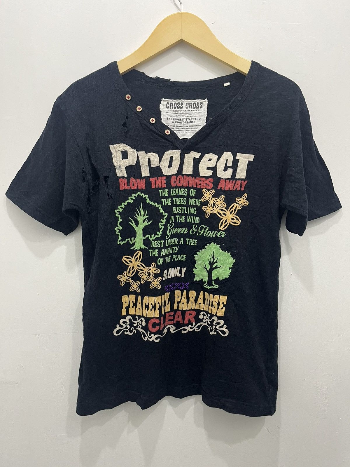 Japanese Brand Distressed Hysteric Glamour Ifsixwasnine Style by CrossCross Size US M / EU 48-50 / 2 - 1 Thumbnail