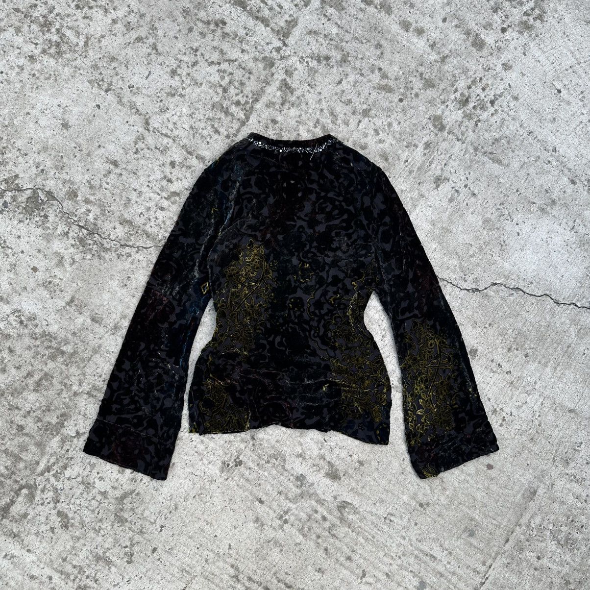 If Six Was Nine VTG Japanese Style Teliers Women’s Long-sleeve T-shirts Size M / US 6-8 / IT 42-44 - 2 Thumbnail