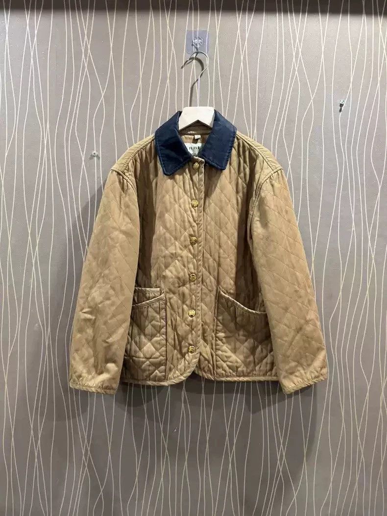 Burberry Black Gold Cotton Coat