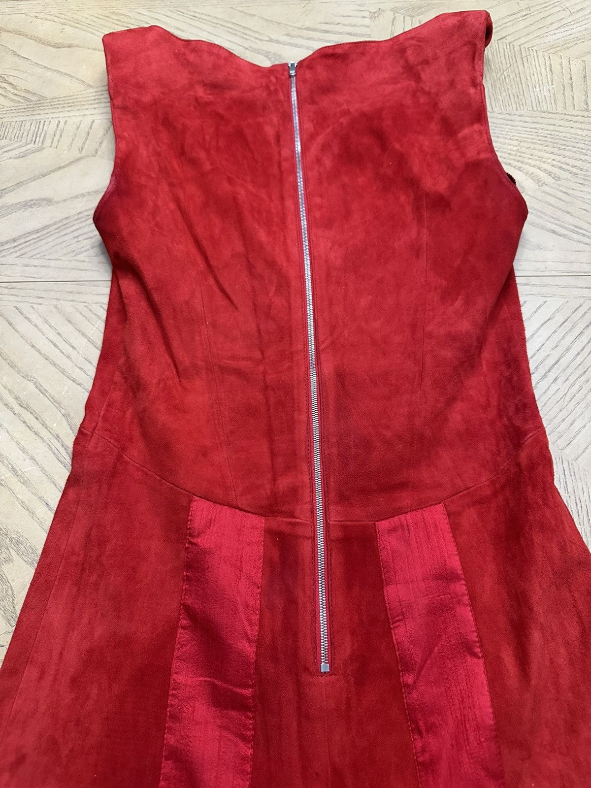 Jitrois Jean Claude Jitrois Lambskin suede dress Size XS / US 0-2 / IT 36-38 - 6 Thumbnail