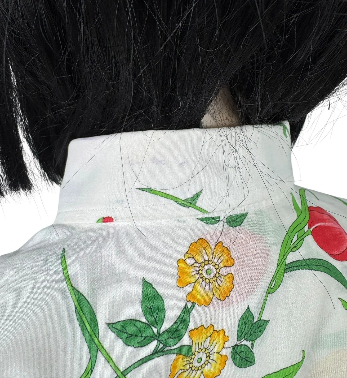Gucci Gucci Floral Printed Shirt Vintage Cotton size 14 1/2 37 Size L / US 10 / IT 46 - 7 Thumbnail