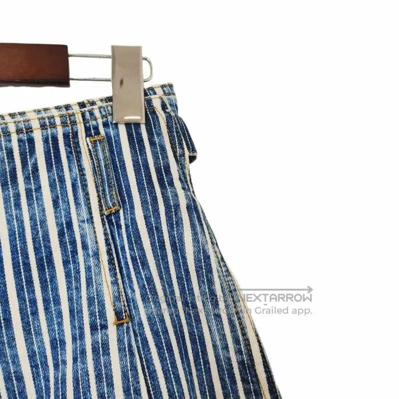 Dior Dior Women's Blue Cotton Striped Skirt . Size 23" - 3 Thumbnail