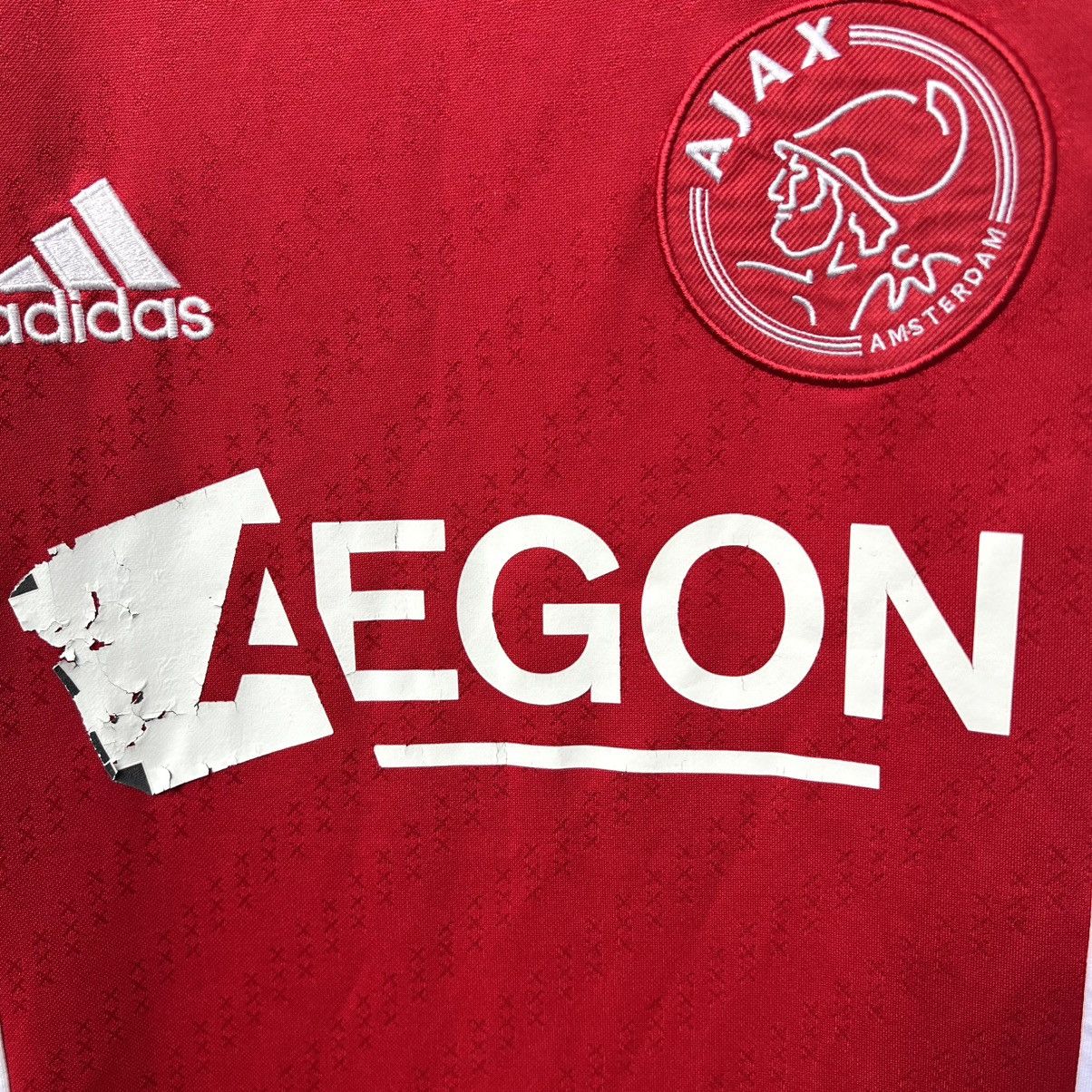 Adidas AJAX 2002-2003 HOME FOOTBALL SHIRT SOCCER JERSEY ADIDAS Size US M / EU 48-50 / 2 - 3 Thumbnail