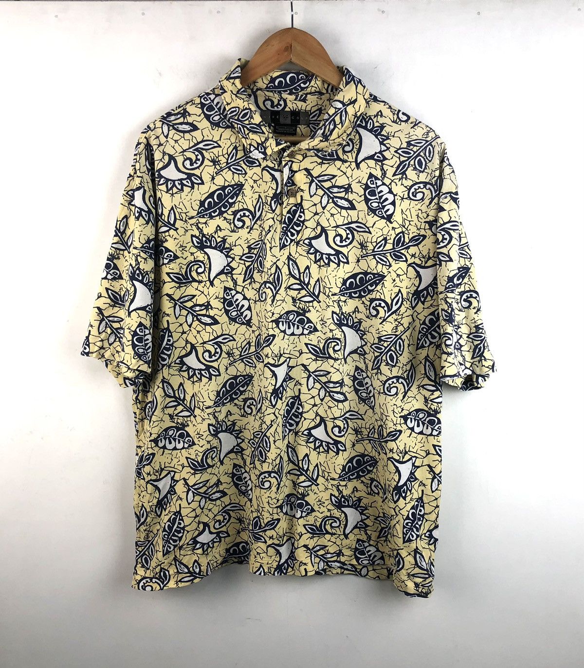 Nike × Vintage Vintage nike golf polo shirt cool graphics large cotton Size US L / EU 52-54 / 3 - 1 Thumbnail