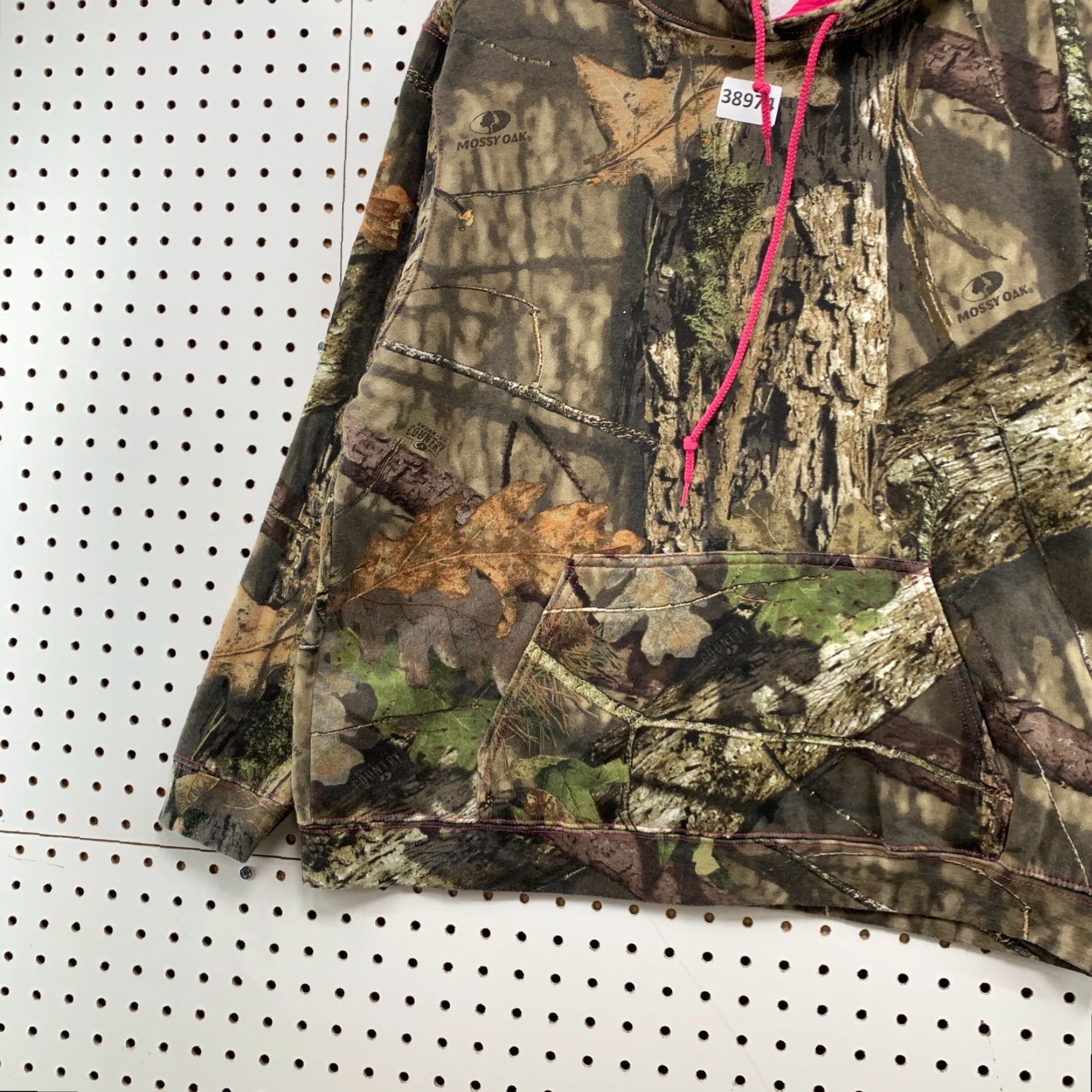 Vintage VINTAGE Mossy Oak Camo Hoodie Women’s Large Fleece Pullover Camouflage Pink Outdoor Activewear Size L / US 10 / IT 46 - 6 Thumbnail