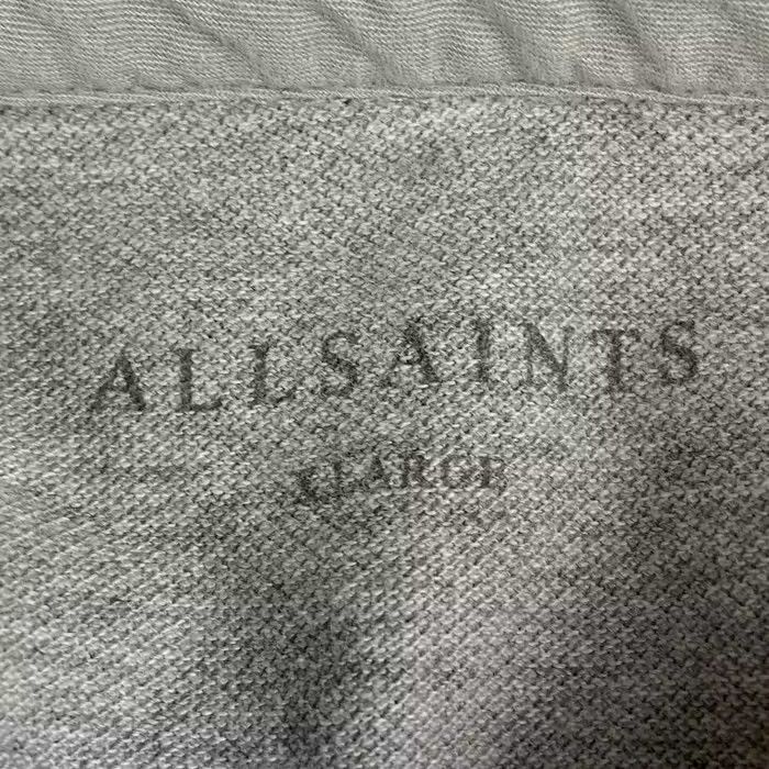 Allsaints Mens Polo T Shirt Allsaints Grey Size XL Size US XL / EU 56 / 4 - 4 Thumbnail
