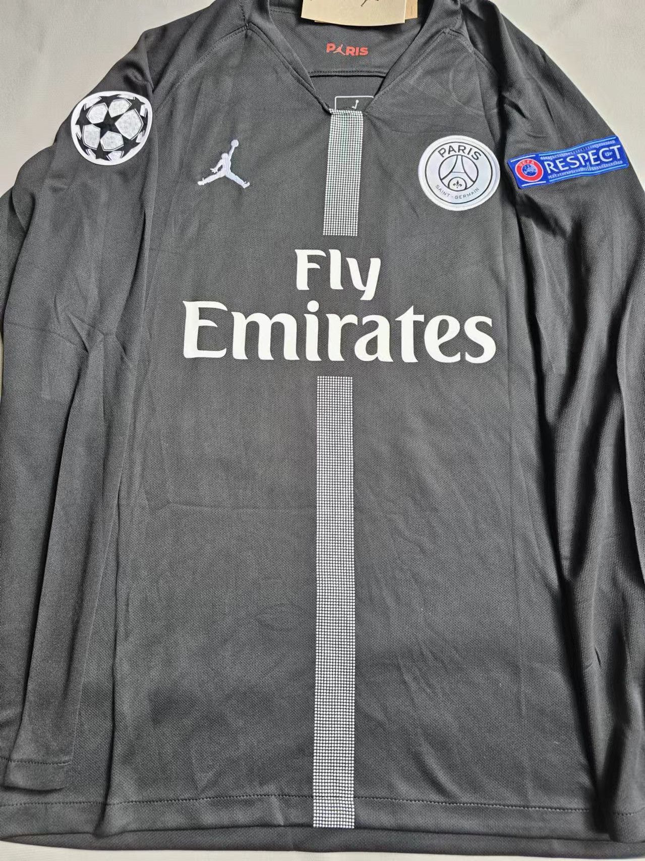 Other 2018 19 PSG #10 Neymar Jersey Black Size US XXL / EU 58 / 5 - 2 Thumbnail