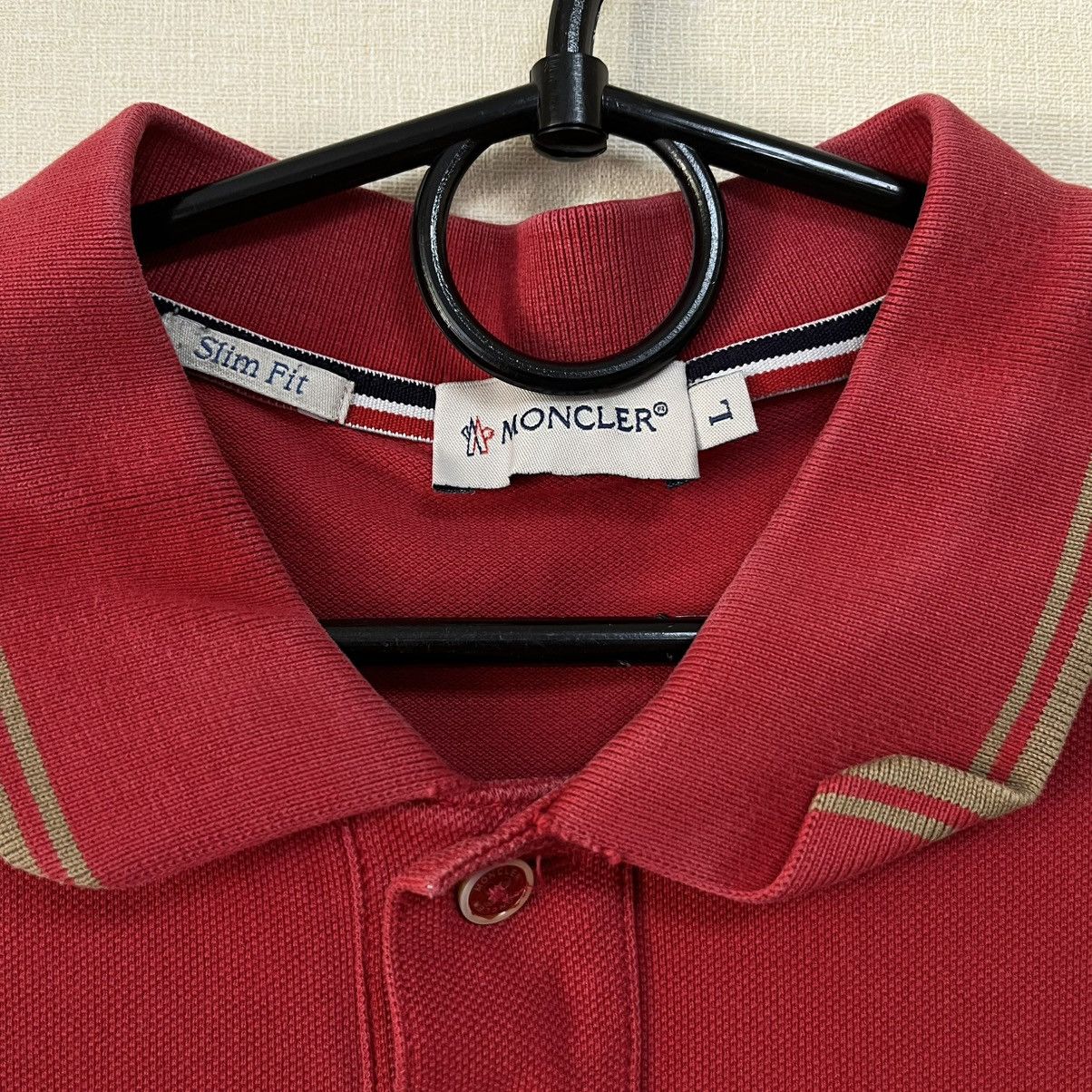 Moncler Moncler Polo T-shirt Size US L / EU 52-54 / 3 - 3 Thumbnail