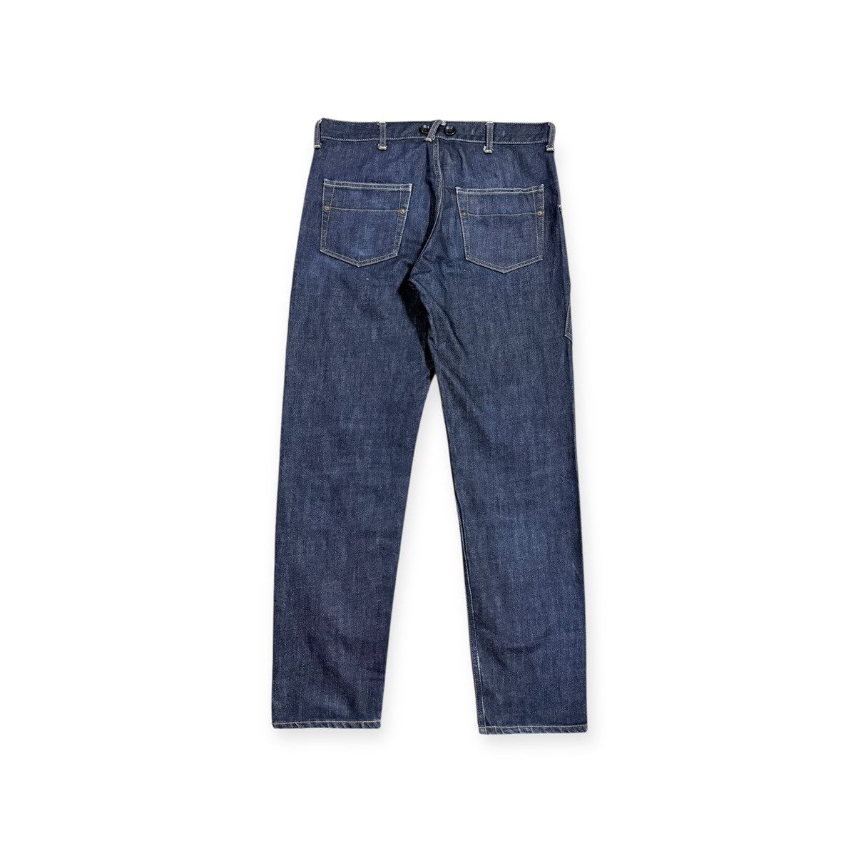 Frapbois Frapbois Multipocket Blue Denim Jeans Size US 33 - 2 Thumbnail