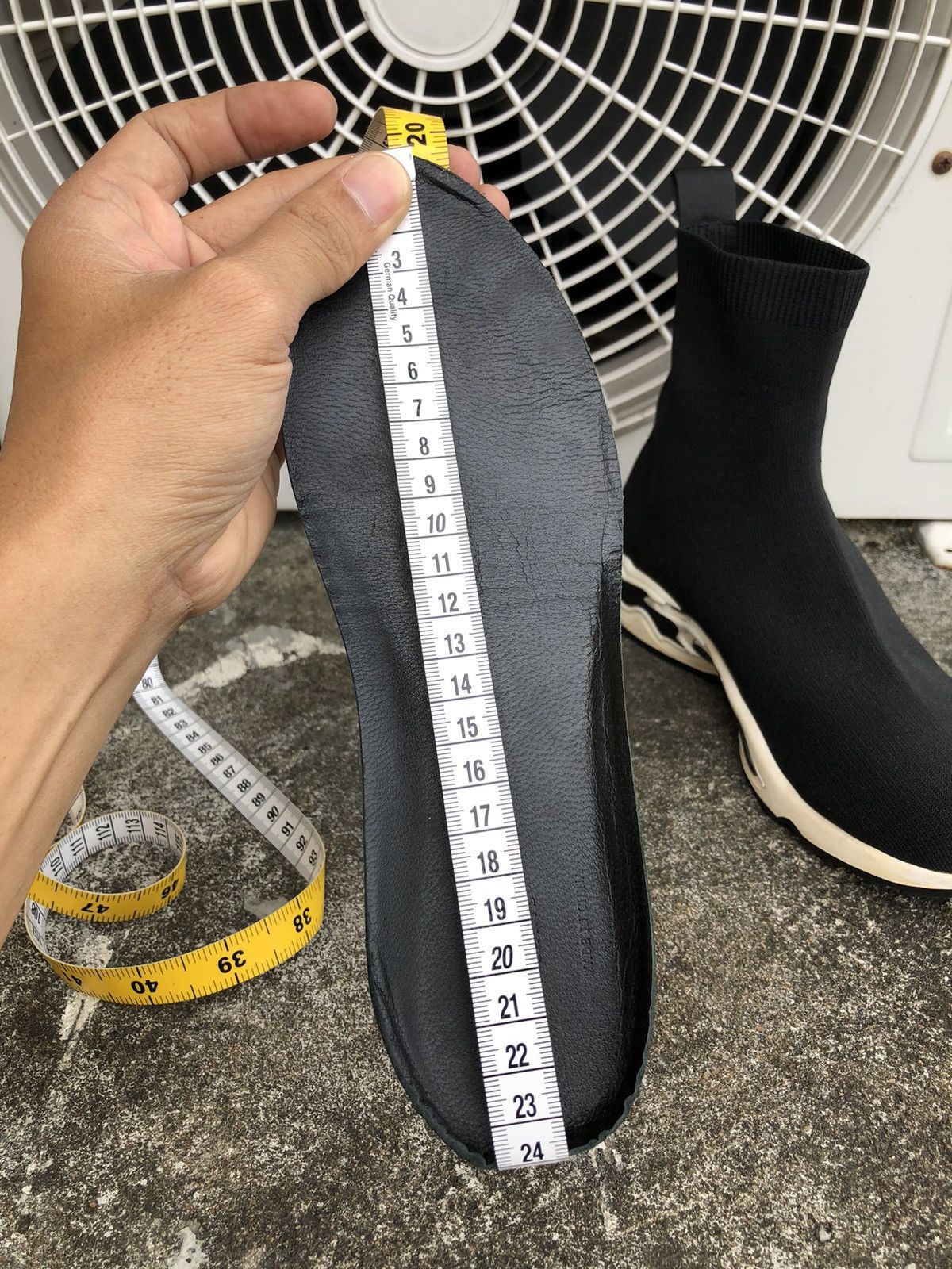 Sandro Sandro Black Flame Sock Sneaker Insole Size 9,5 Inch / 24 Cm Size US 7 / EU 40 - 14 Thumbnail