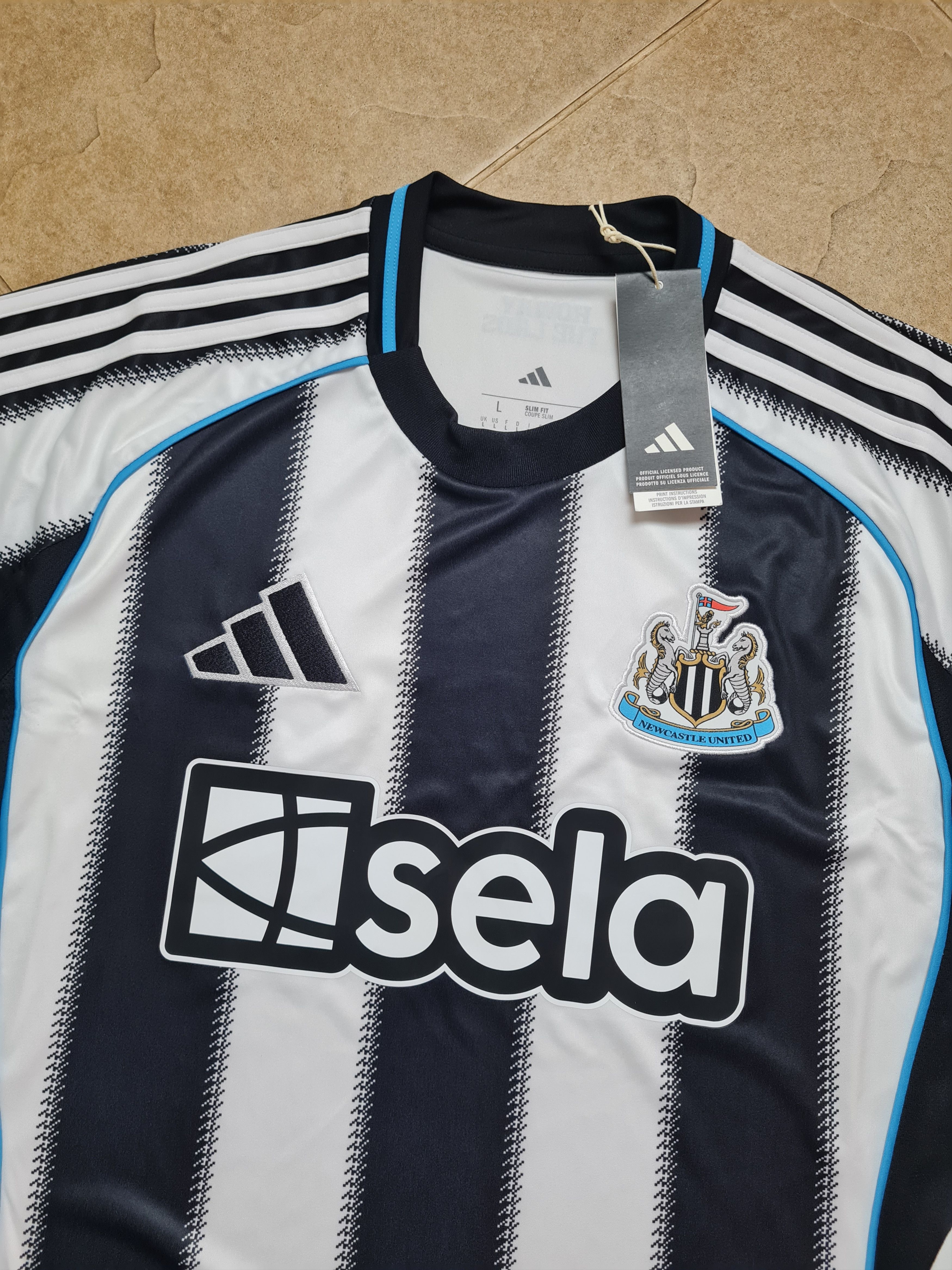 Adidas Adidas Newcastle United 24/25 Home Jersey Sela Noon JI 7382 Size US L / EU 52-54 / 3 - 11 Thumbnail