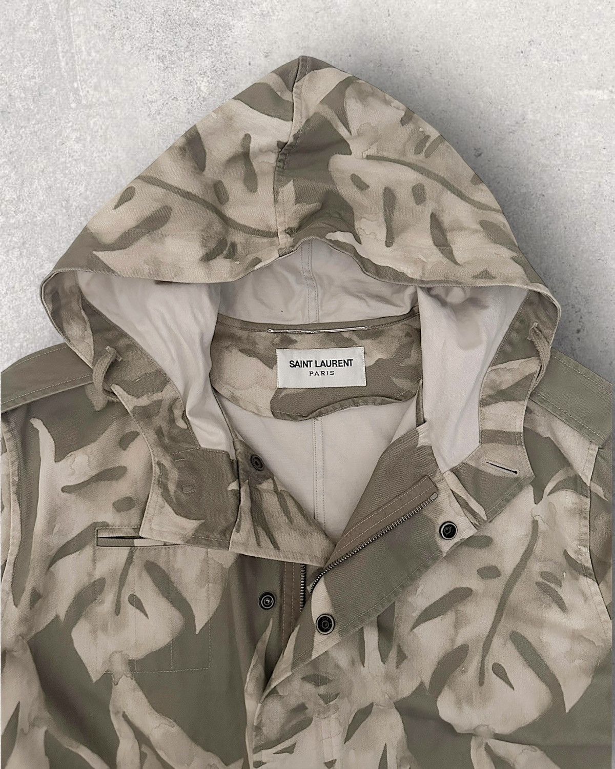 Saint Laurent Paris Saint Laurent Storm Palm Jacket Size US M / EU 48-50 / 2 - 2 Thumbnail