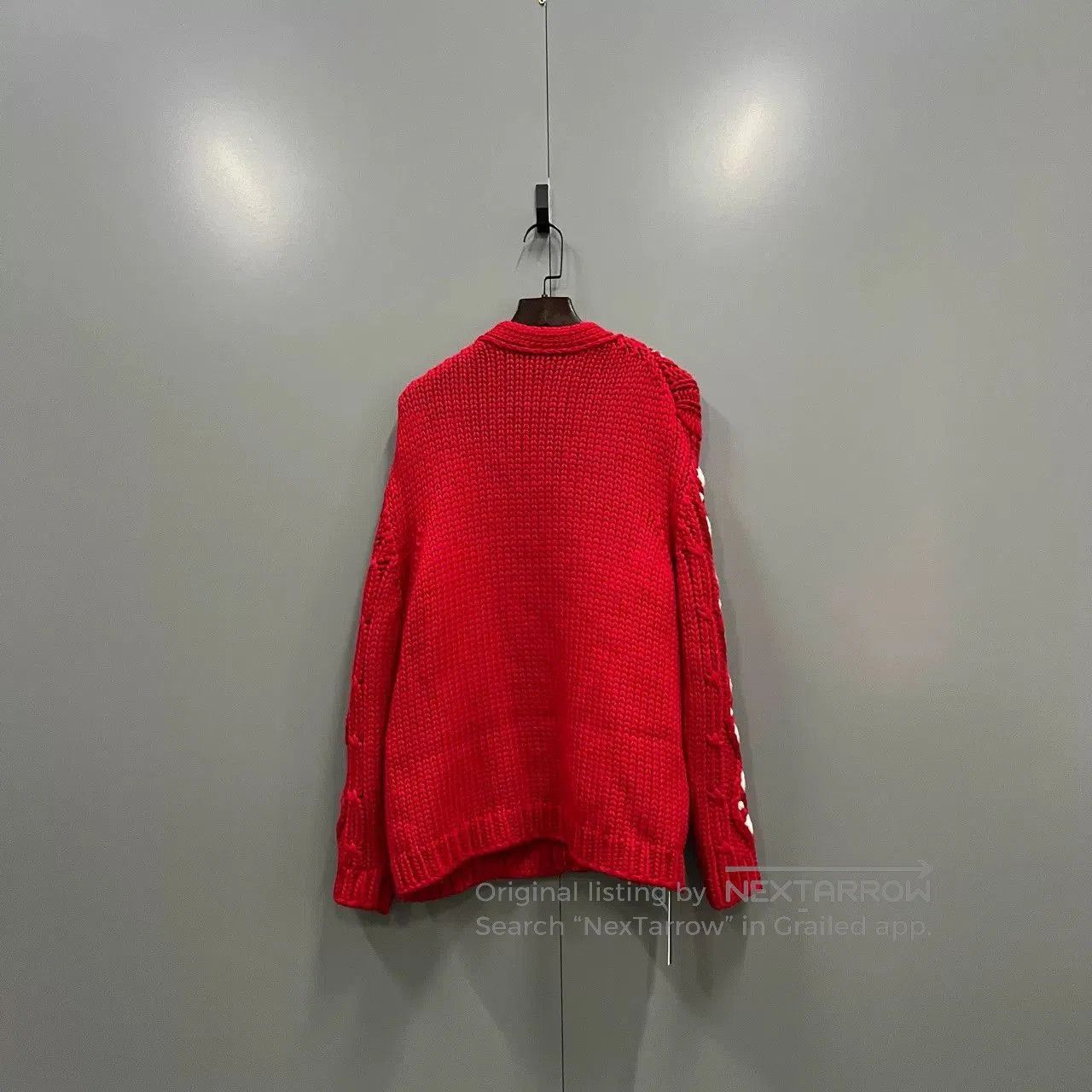 Miu Miu miumiu red wool cardigan with buttons. Size S / US 4 / IT 40 - 2 Thumbnail