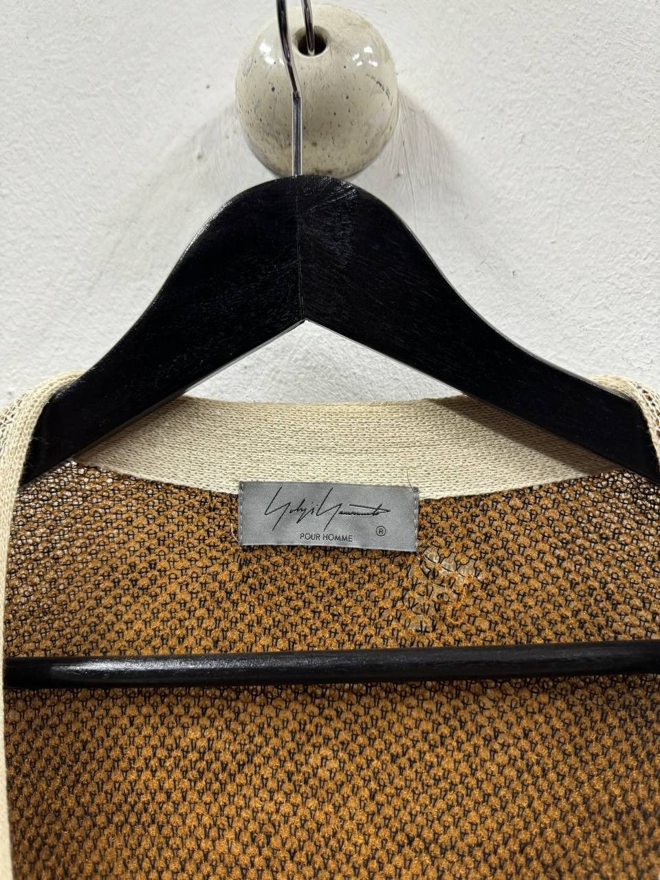 Yohji Yamamoto AW22 Yohji Yamamoto Pour Homme Shrimp Long Cardigan Size US L / EU 52-54 / 3 - 5 Thumbnail