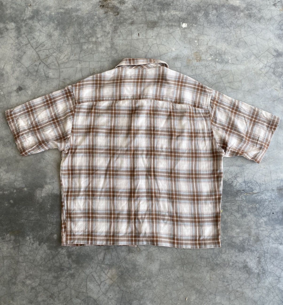 GU GU boxy shadow plaid shirts Size US M / EU 48-50 / 2 - 2 Thumbnail