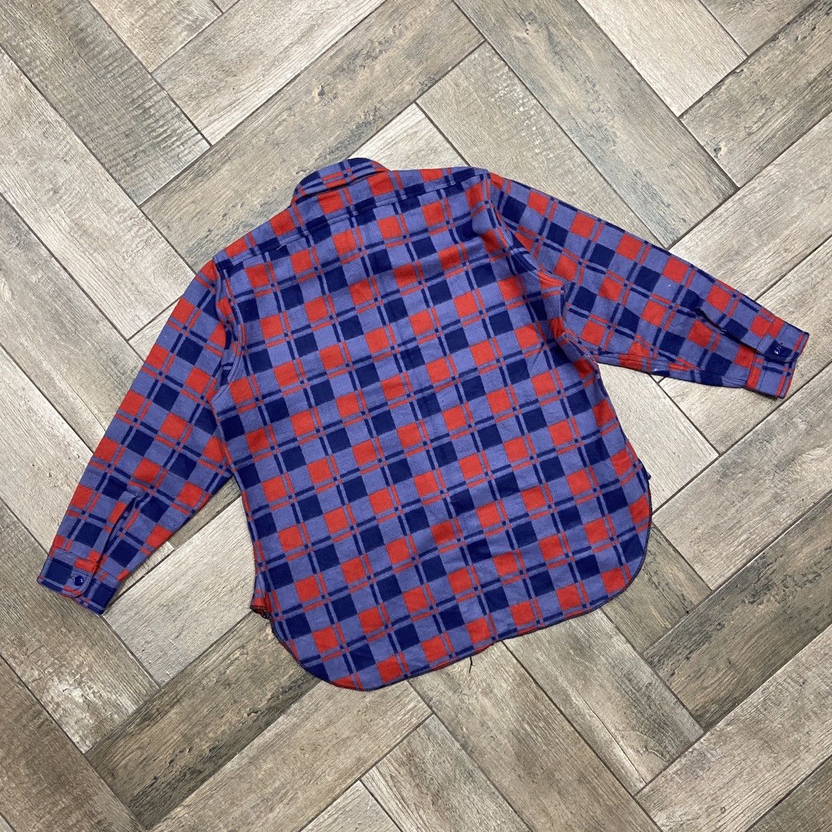 Champion × Vintage Vintage 70s Champion Flannel Button Up