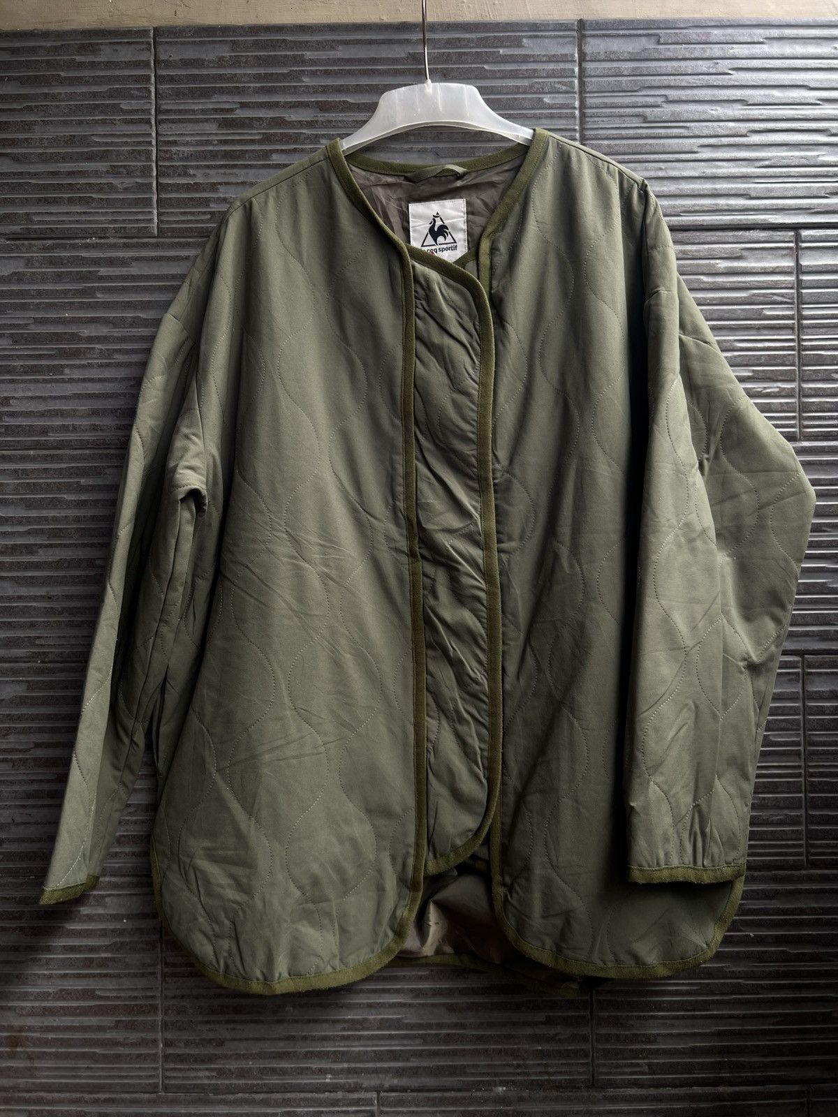 Descente × Le Coq Sportif × Vintage Rare Vintage Le Coq Sportif x Descente Quilted Liner Jacket Size US L / EU 52-54 / 3 - 2 Thumbnail