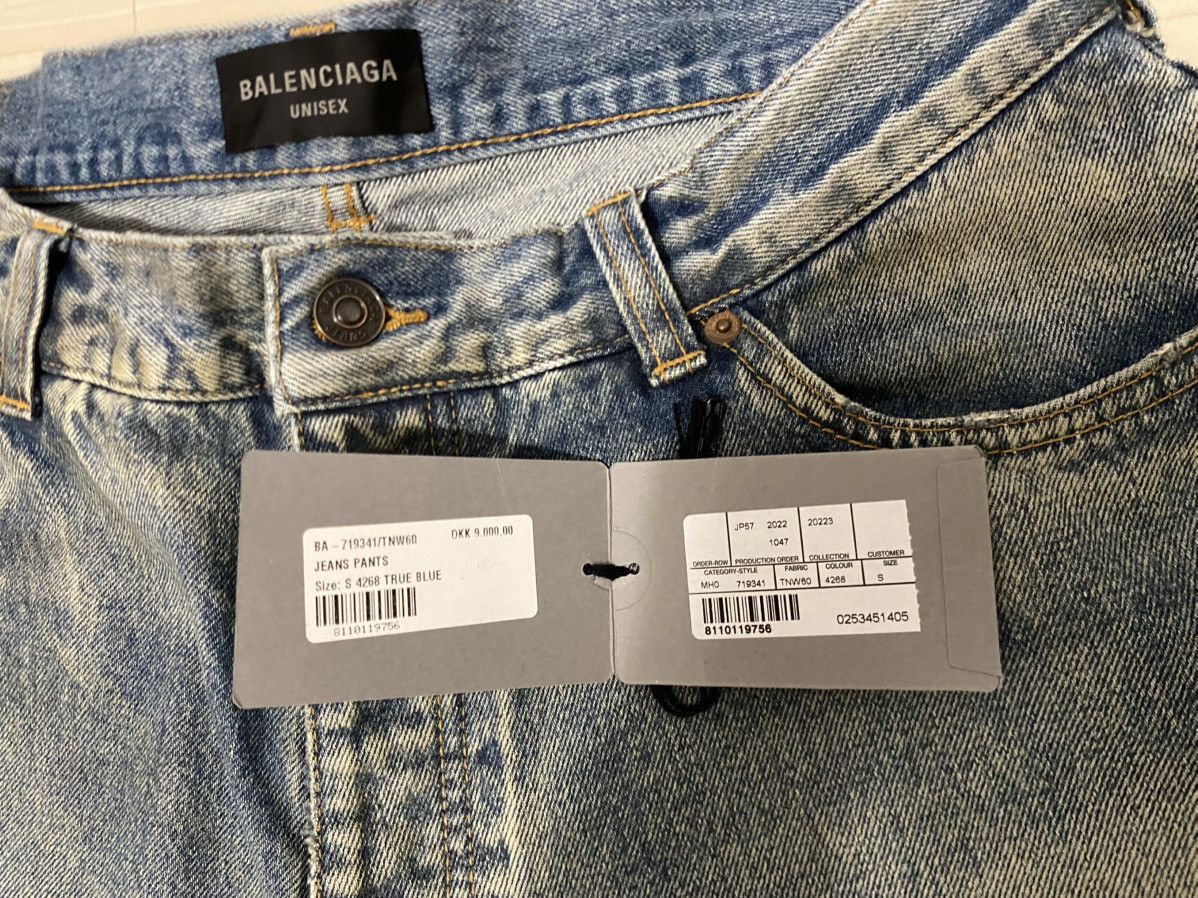 Balenciaga Balenciaga true blue wax baggy denim Size US 34 / EU 50 - 7 Thumbnail
