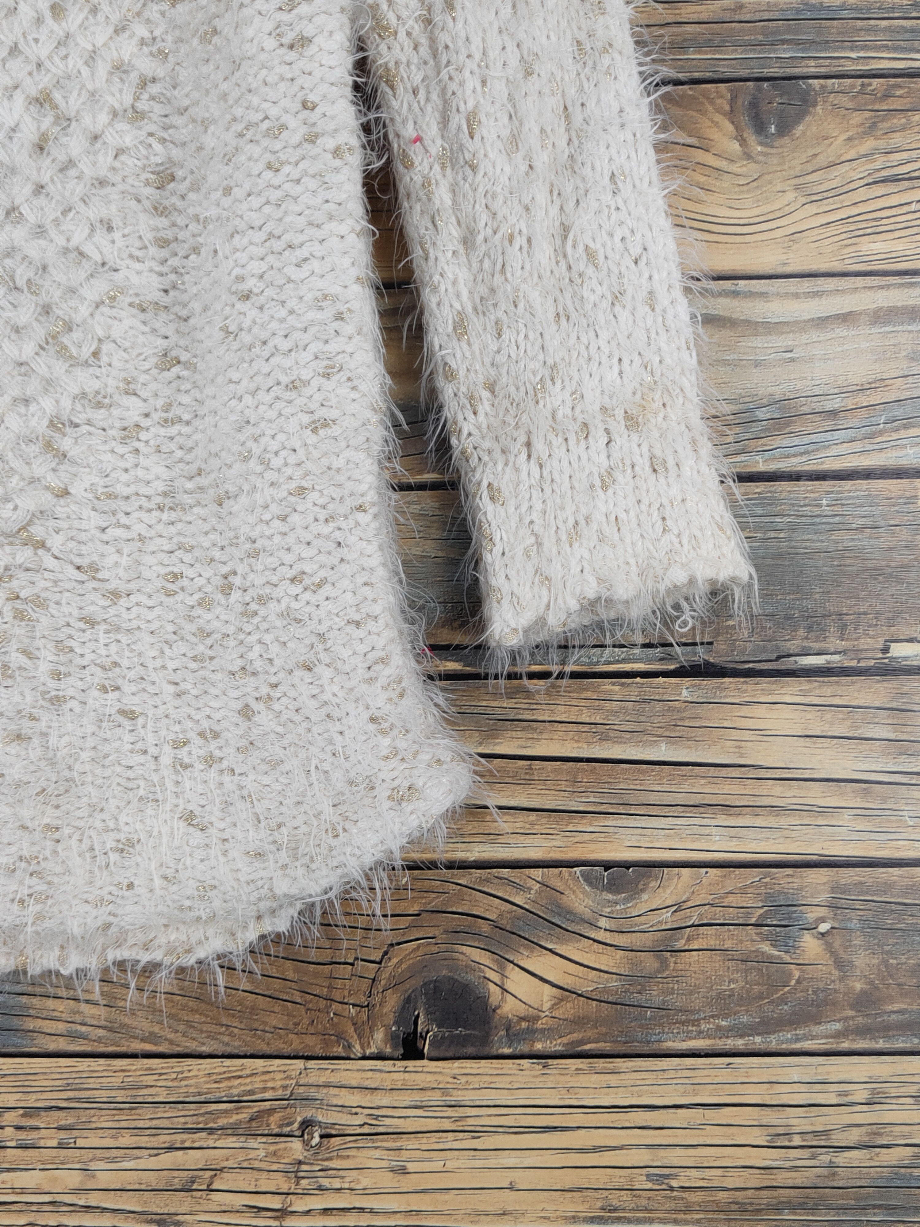 Japanese Brand Atmark Light Brown Shag Shaggy Fur Mohair Knitwear #W1670 Size M / US 6-8 / IT 42-44 - 6 Thumbnail
