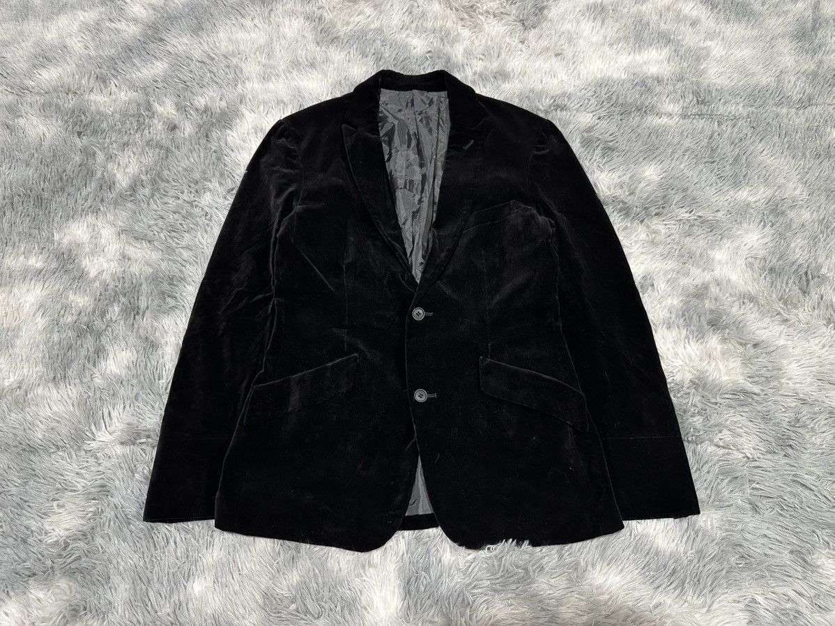 PPFM 🔥PPFM Velvet Single Breasted Blazer Tailored Jacket Size US L / EU 52-54 / 3 - 1 Thumbnail