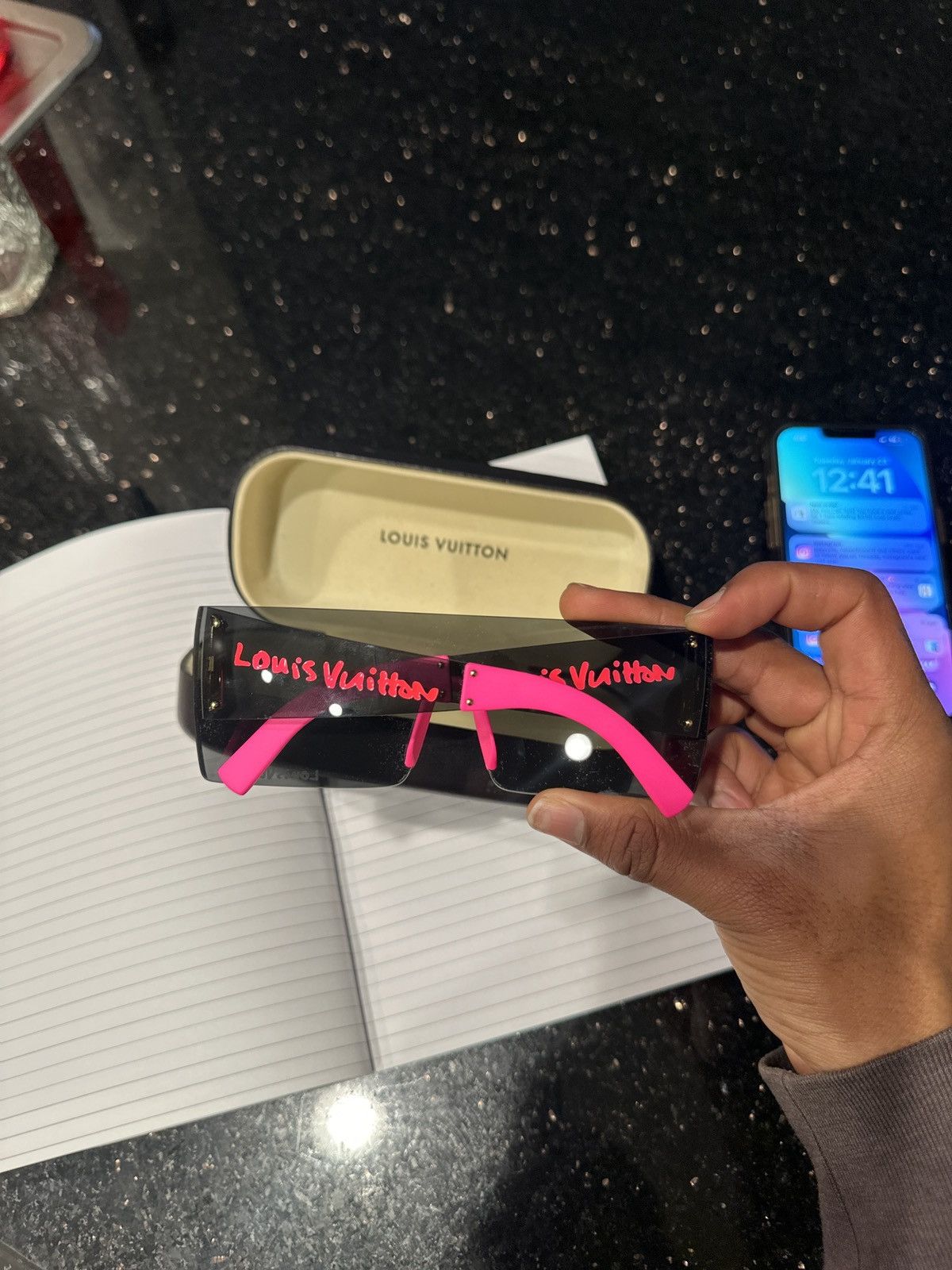 Louis Vuitton × Marc Jacobs × Stephen Sprouse Louis Vuitton x Stephen Sprouse Rare graffiti sunglasses Size ONE SIZE - 5 Thumbnail