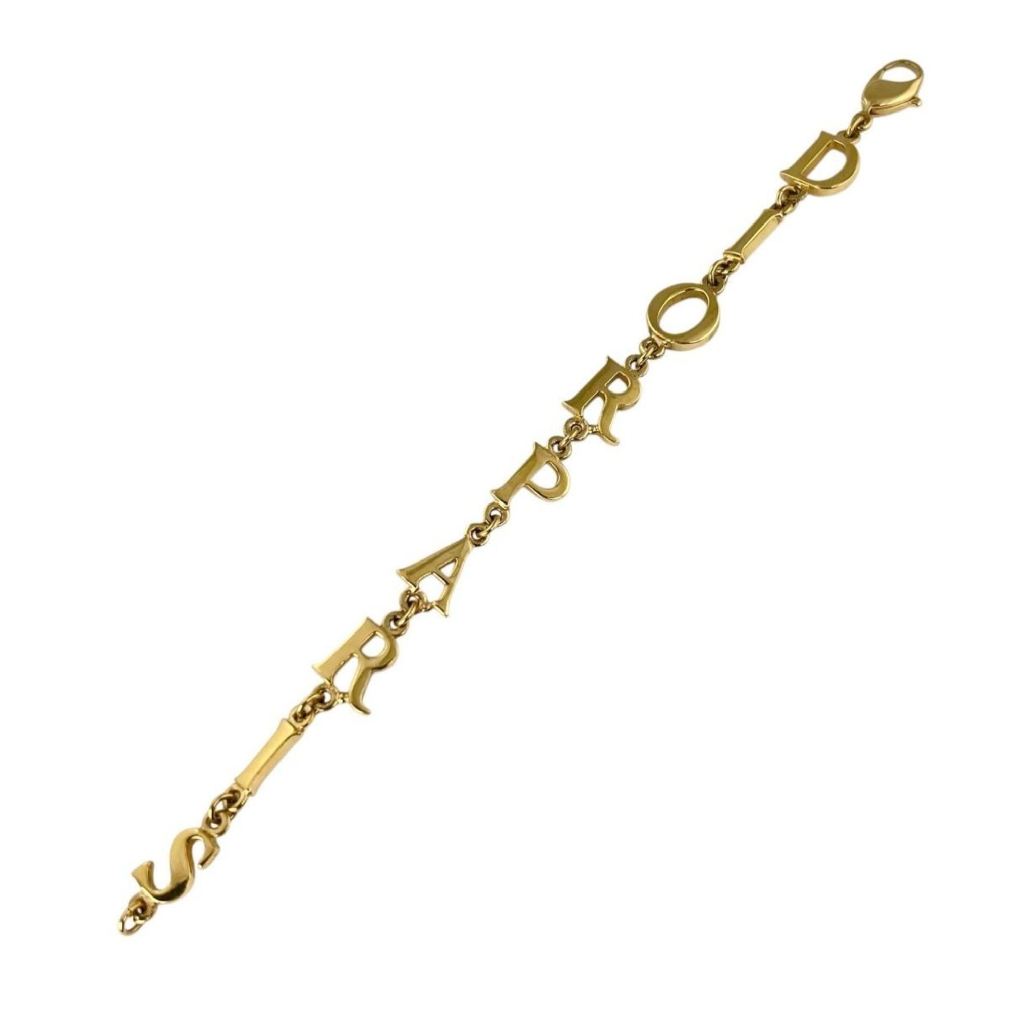 Dior Christian Dior bracelet, Paris, with brand logo, chain GP gold. Size ONE SIZE - 1 Thumbnail