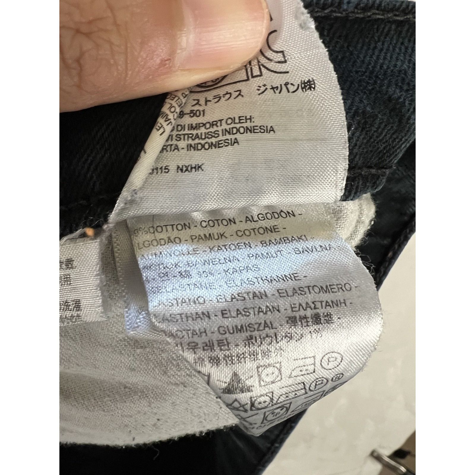 Levi's Levi’s 550 Black Denim Jeans Size 40x30 Faded Stained Grunge Size US 40 / EU 56 - 9 Thumbnail