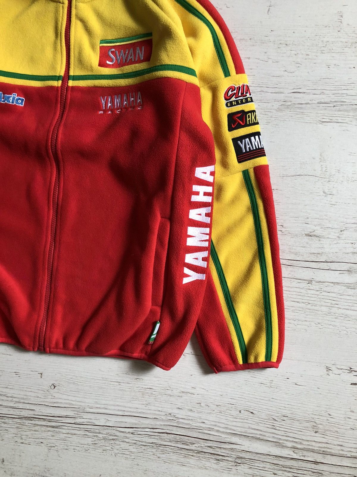 Vintage × Yamaha Yamaha racing swan fleece jacket Size US S / EU 44-46 / 1 - 2 Thumbnail