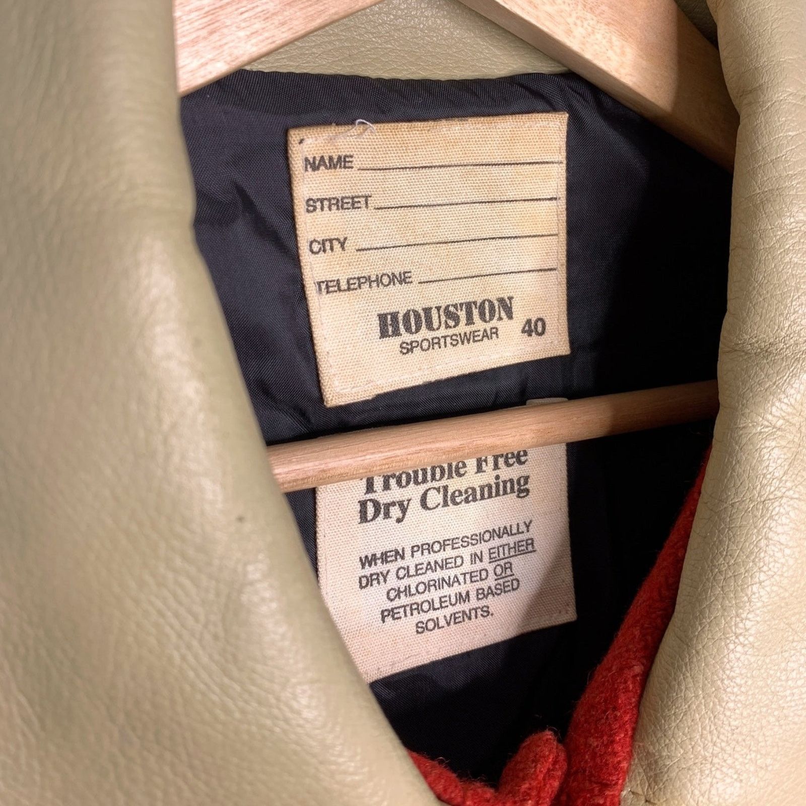 Japanese Brand HOUSTON | Vintage “DEVILS” Varsity Jacket | L (40) Size US L / EU 52-54 / 3 - 7 Thumbnail