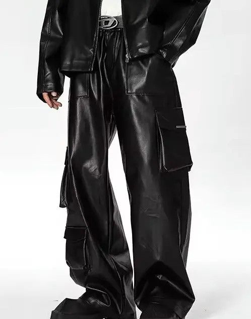 Jean Matsumoto x Han Pu Leather Pant Size US 28 / EU 44 - 2 Thumbnail