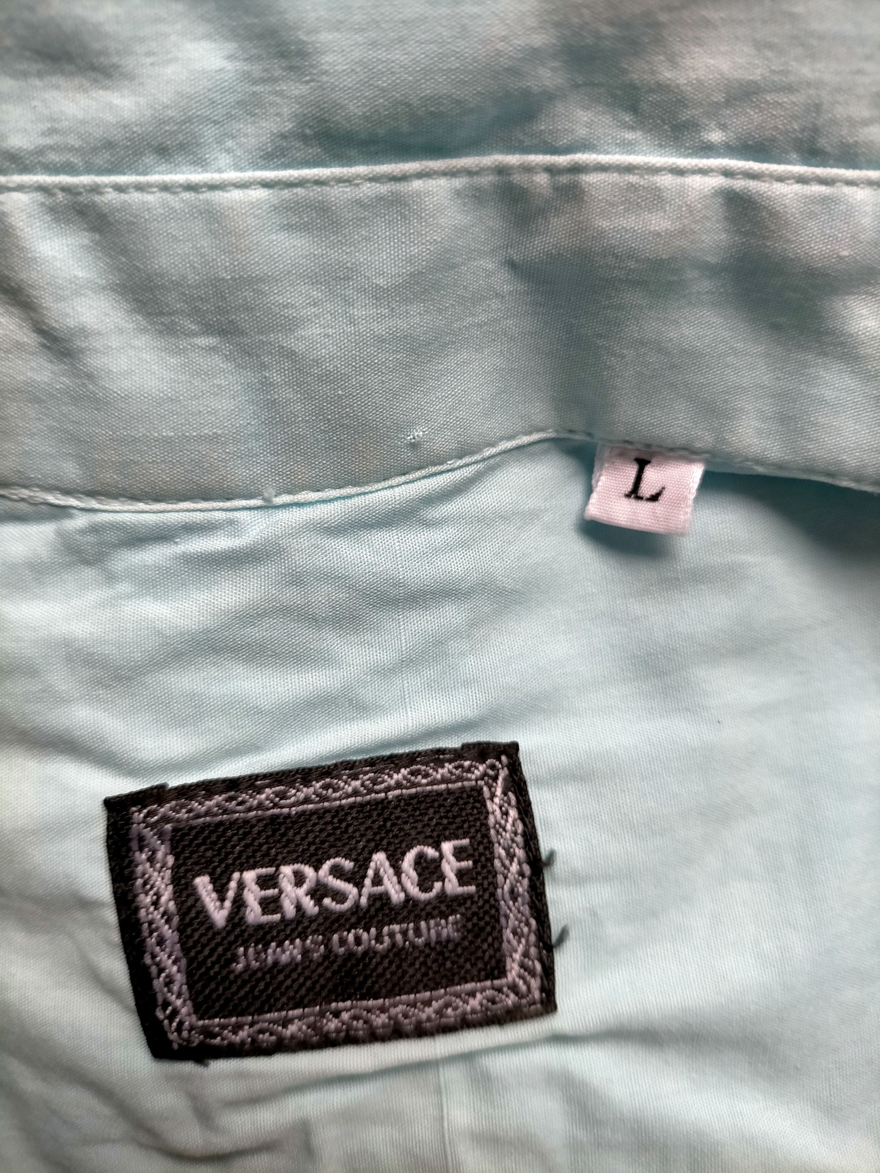 Versace Made in italy Versace Double Pocket shirt button ups Size US L / EU 52-54 / 3 - 12 Thumbnail