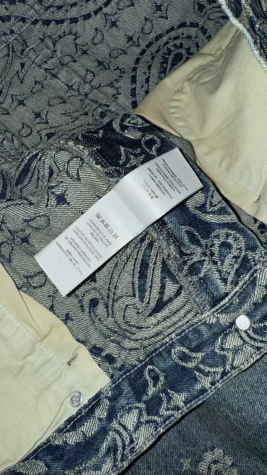 Supreme Supreme Bandana Jacquard Baggy Jeans Blue Size US 36 / EU 52 - 13 Thumbnail