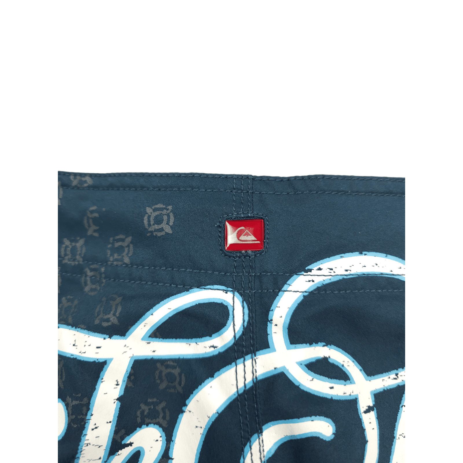 Quiksilver 💎 Vintage Quiksilver Logo Graphic Blue Y2K Shorts Japanese Size US 36 / EU 52 - 4 Thumbnail