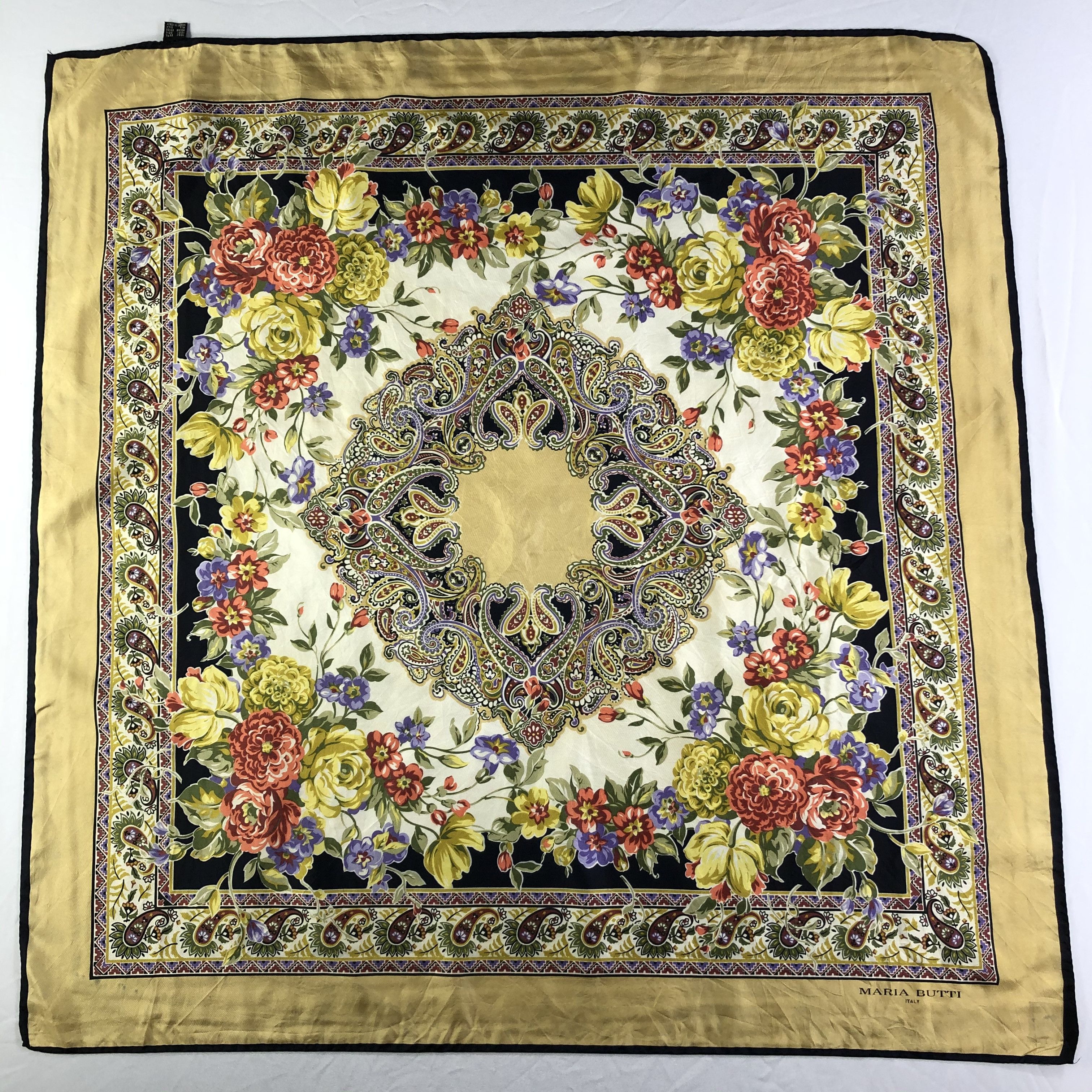 Vintage Vintage Maria Butti Silk Scarf Size ONE SIZE - 2 Thumbnail