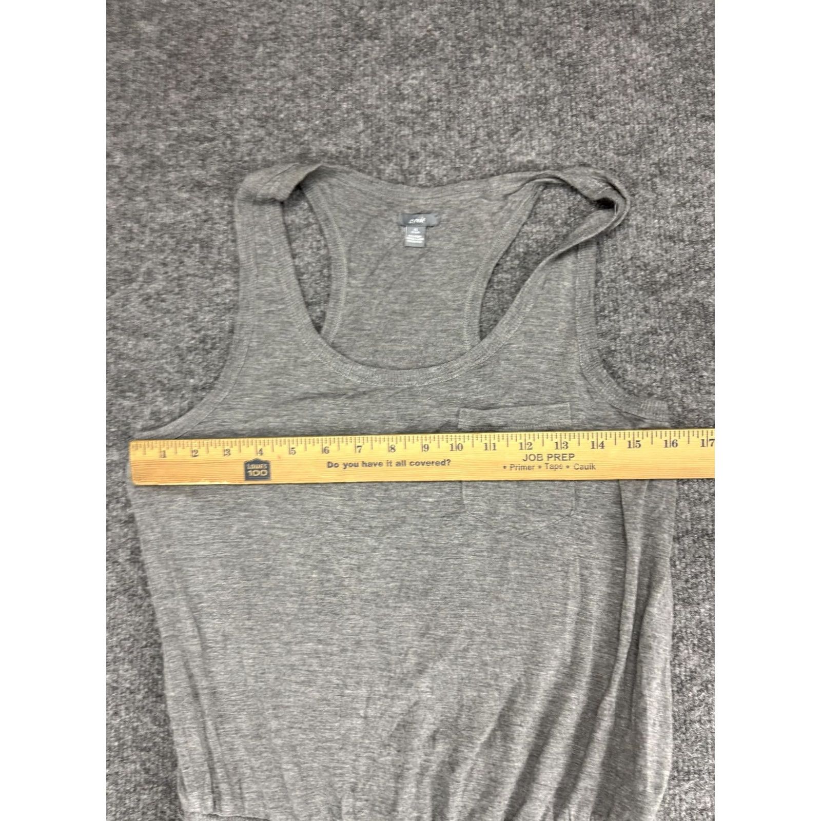 Vintage Aerie Jumpsuit Womens XS Gray Sleeveless Racerback Jogger Drawstring Pockets Size 26" / US 2 / IT 38 - 3 Thumbnail