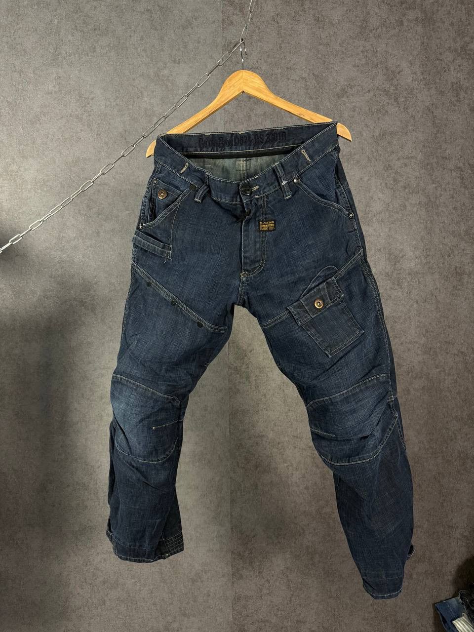 G-Star G Star Raw vintage designer biker jeans Size US 32 / EU 48 - 1 Thumbnail