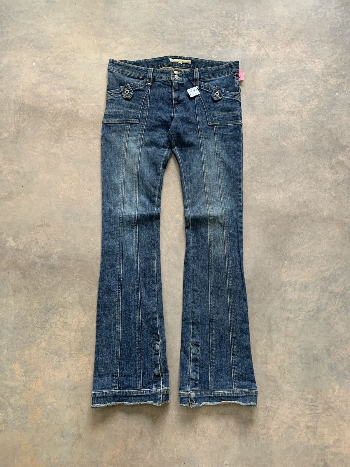 Japanese Brand 2000s Archive BKE Flare Jeans Y2K Punk Grunge Japan 