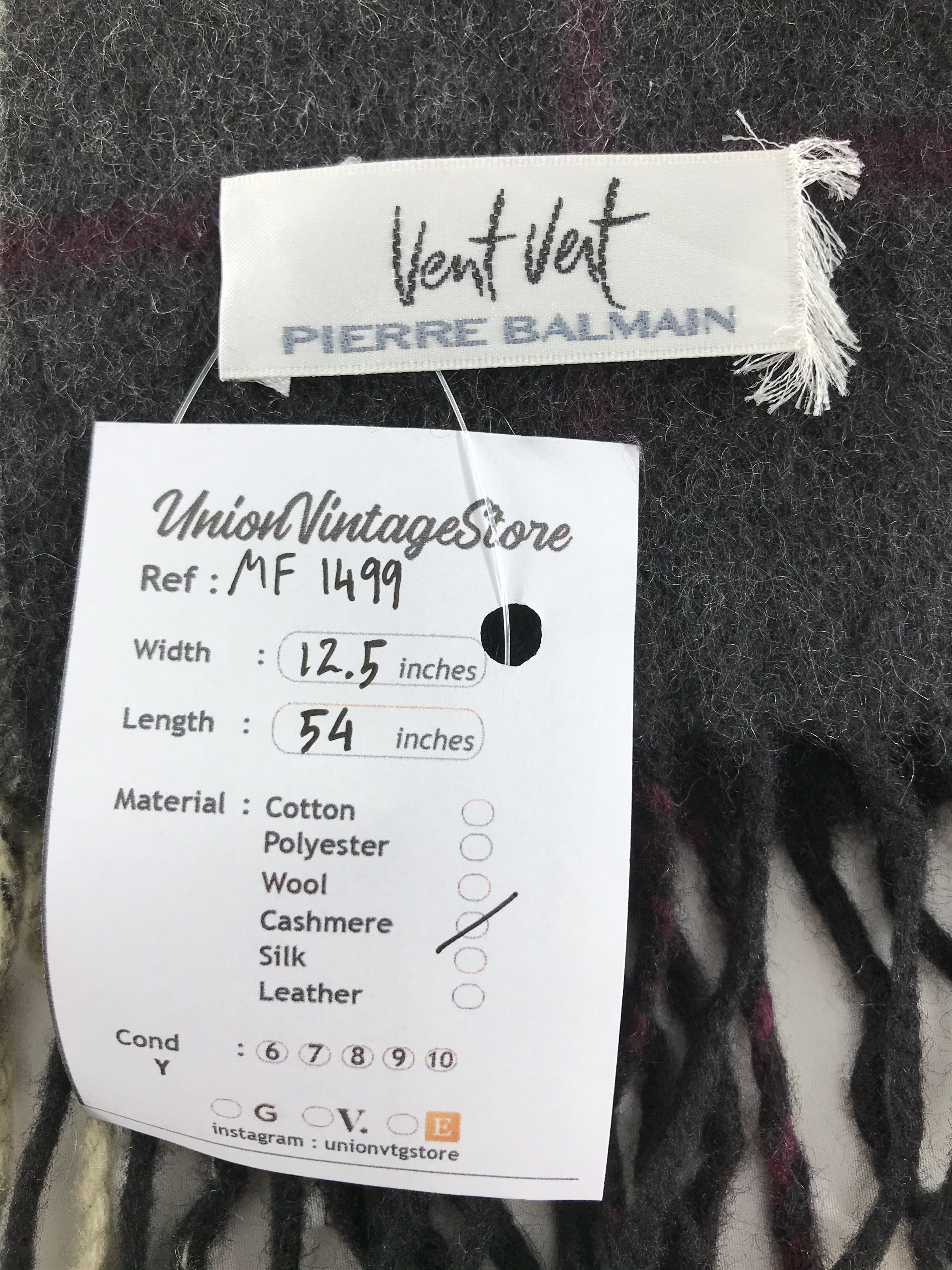 Pierre Balmain Vintage Polo Ralph Lauren Scarf/Muffler/Neckwear MF030 Size ONE SIZE - 4 Thumbnail