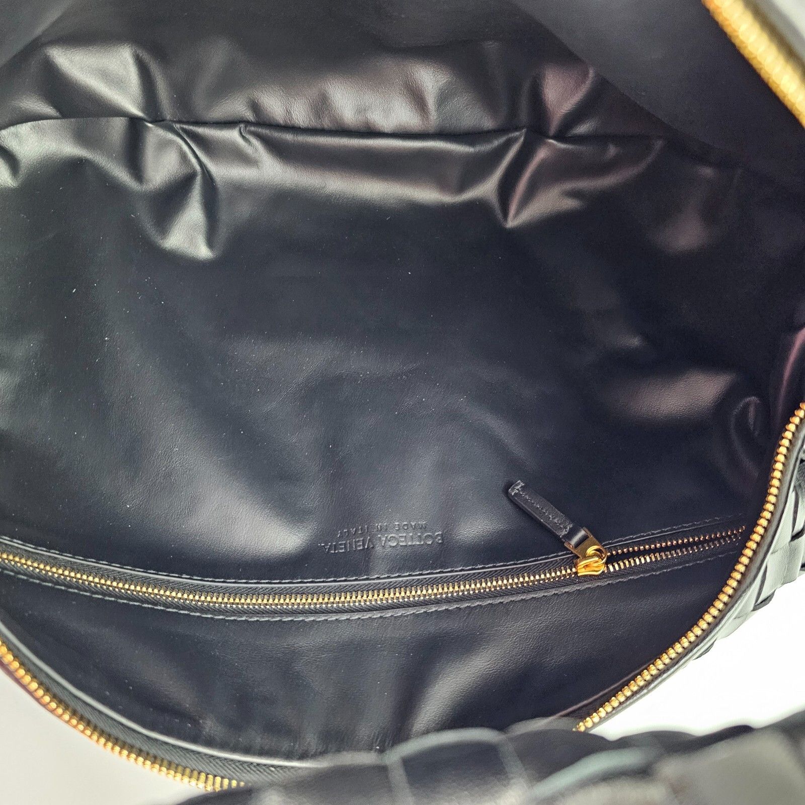 Bottega Veneta BOTTEGA VENETA Jodie Classic $4900 Black/Gold Leather Should Size ONE SIZE - 9 Thumbnail