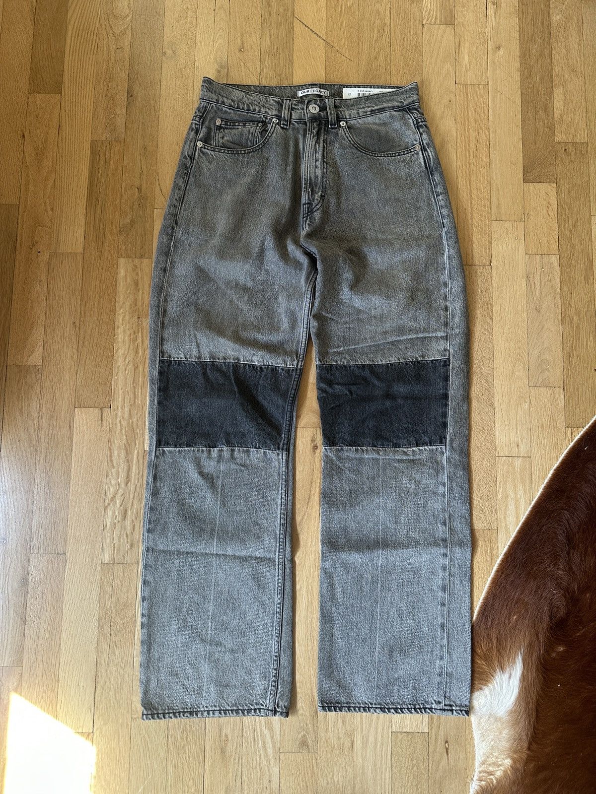 Our Legacy Our legacy EXTENDED THIRD CUT - GLASS BLEACH DENIM