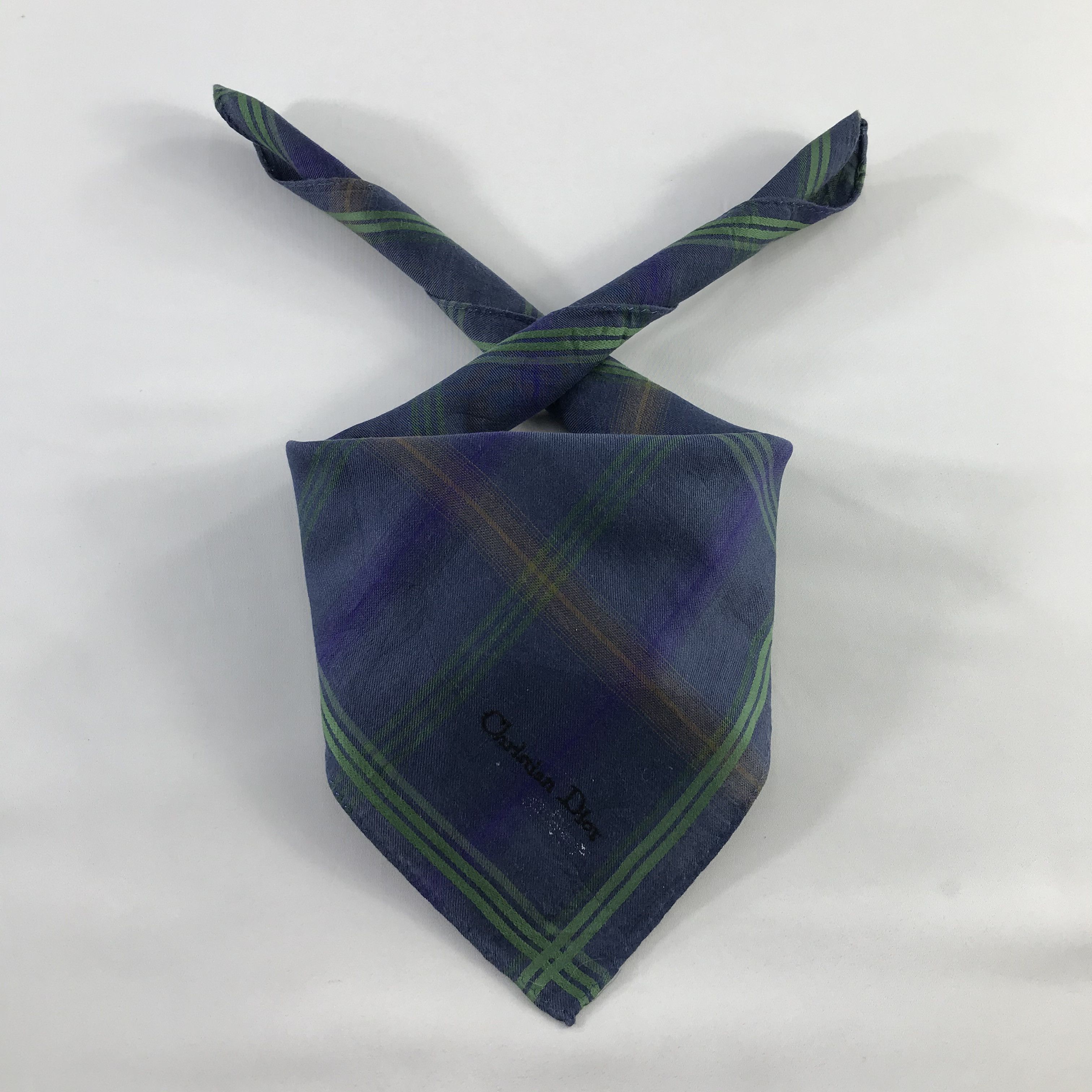Christian Dior Monsieur × Vintage Christian Dior Bandana / Handkerchief / Neckerchief - S479 Size ONE SIZE - 3 Thumbnail